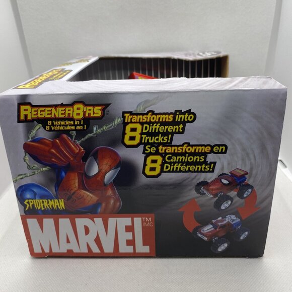 The Amazing Spider-Man Regener8’rs 8 Vehicles In 1 Toy Vehicle Car Marvel - Picture 9 of 16
